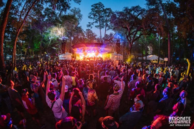 Spirit of the Suwannee Music Park in Live Oak, Florida, a premier destination for concerts and music festivals.